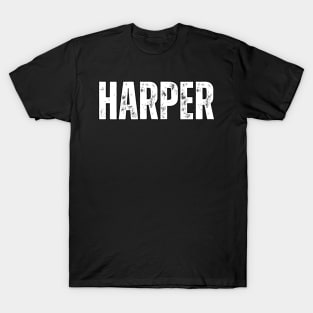 Harper Name Gift Birthday Holiday Anniversary T-Shirt